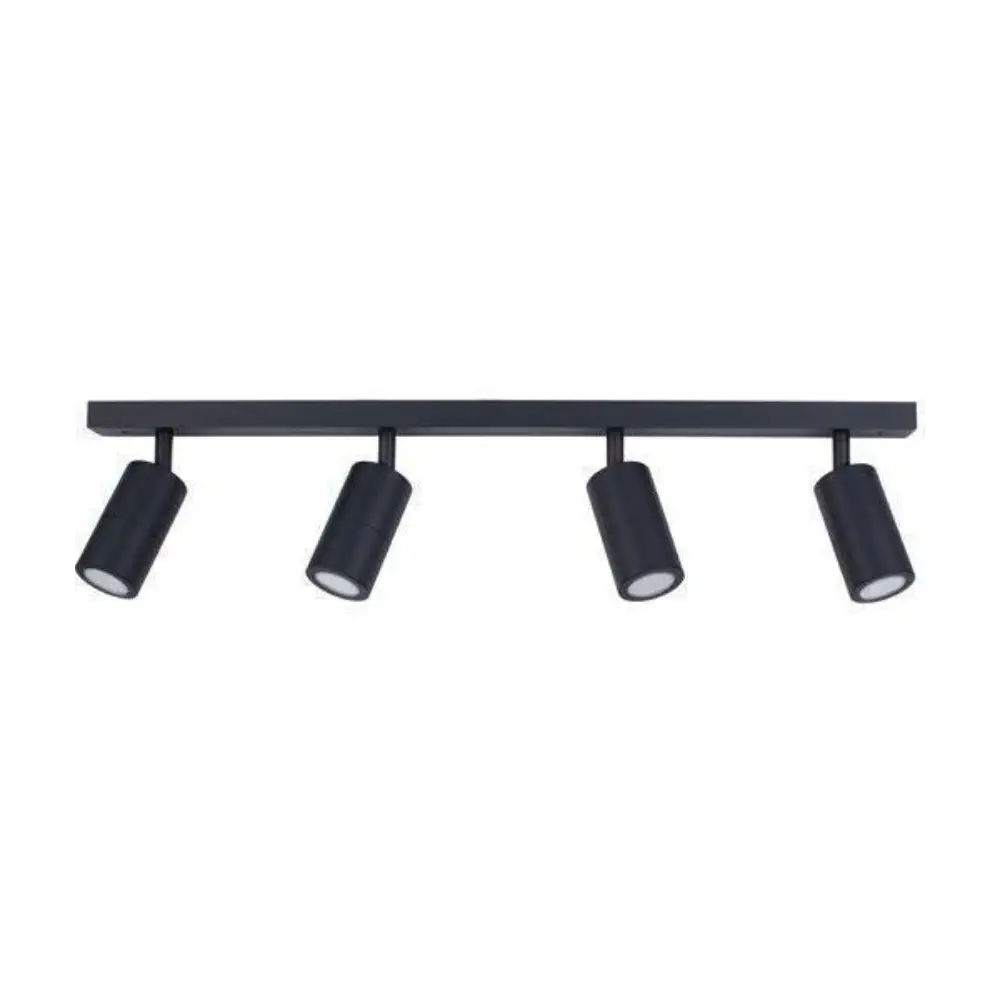 CLA PG4BAR - 4xGU10 4 Light Bar Adjustable Rail Ceiling Spot Light IP44