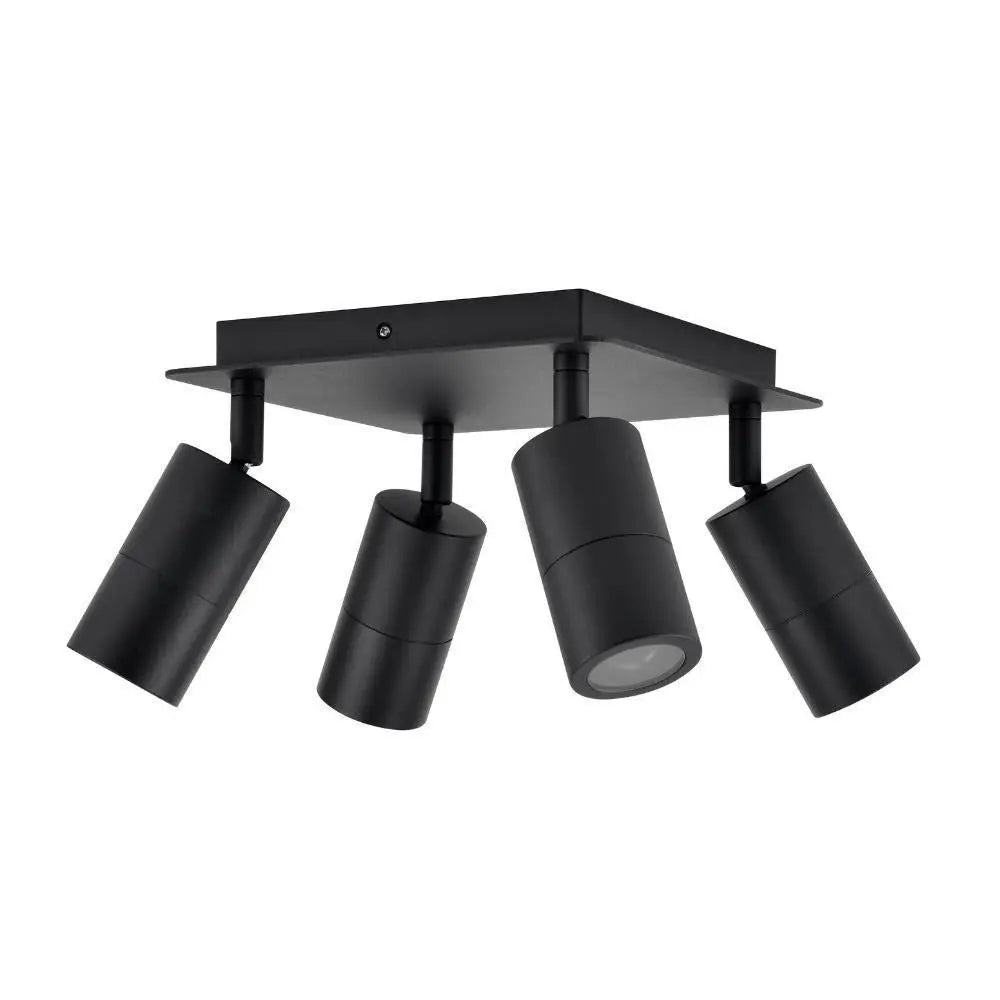 CLA PG4SQ - 4xGU10 4 Light Square Adjustable Spot Light IP44