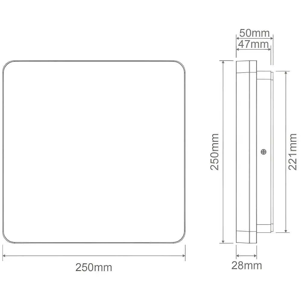 Sunset - 15W/25W/35W Colour Switchable Led Ceiling Light IP54 240V - Trio