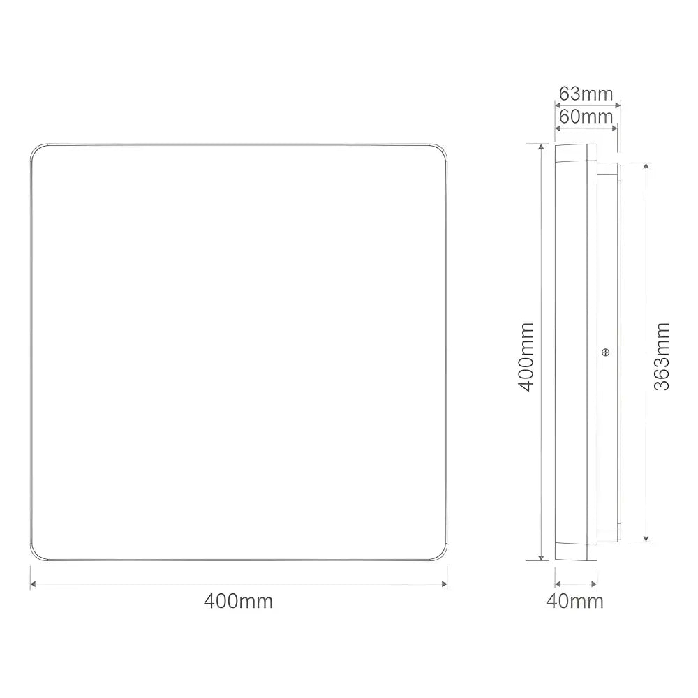 Sunset - 15W/25W/35W Colour Switchable Led Ceiling Light IP54 240V - Trio