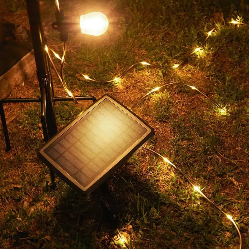 15 meter Solar Festoon String Lights with 15 LED Bulbs