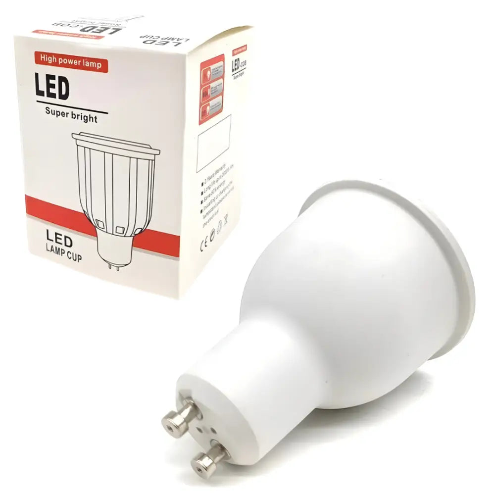 10W 800lm GU10 long body LED globe with ceramic heat sink