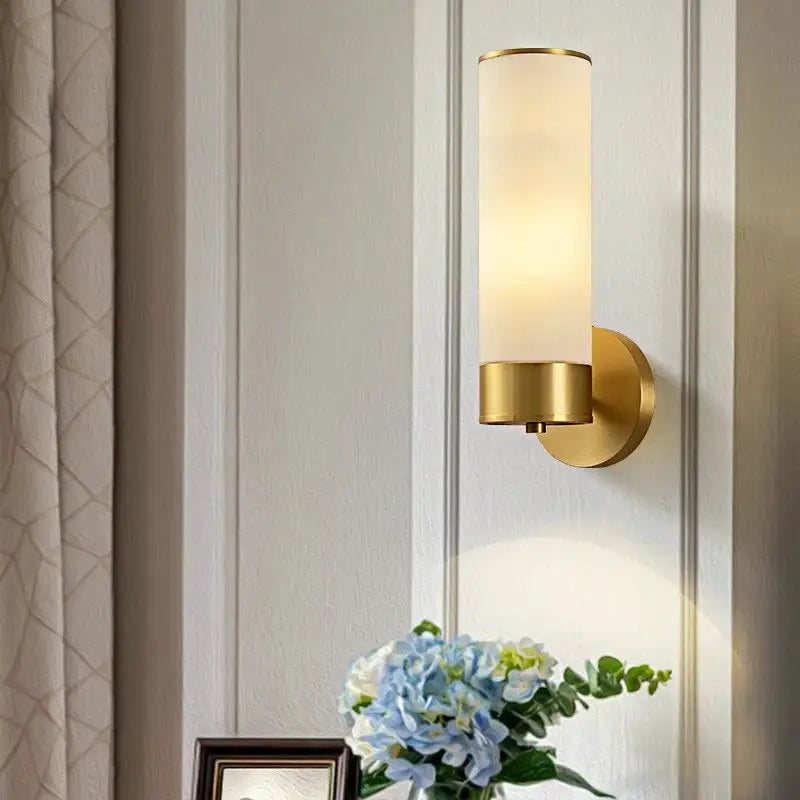 Shaffer Alabaster Wall Sconce - Home & Garden > Lighting