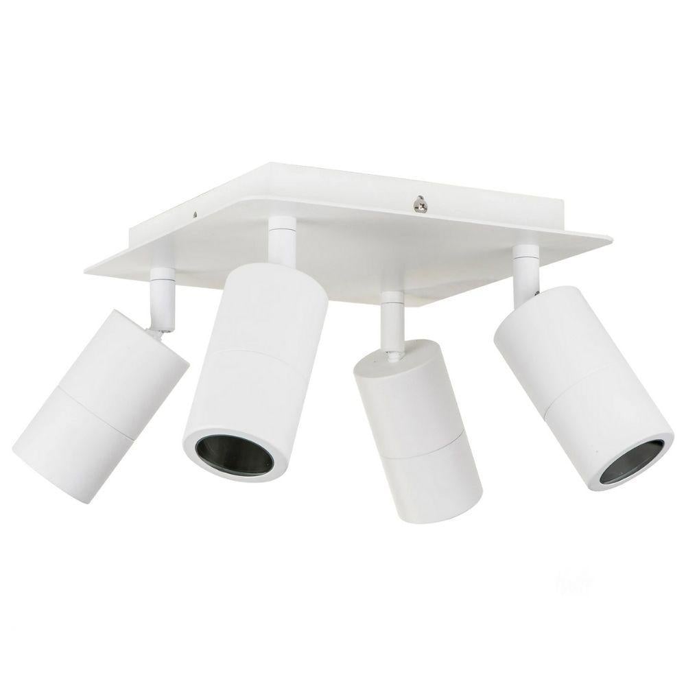 Havit TIVAH - 3 Light Round Base/4 Light Square Base GU10 LED Tri-Colour Adjustable Ceiling Spot Light IP54