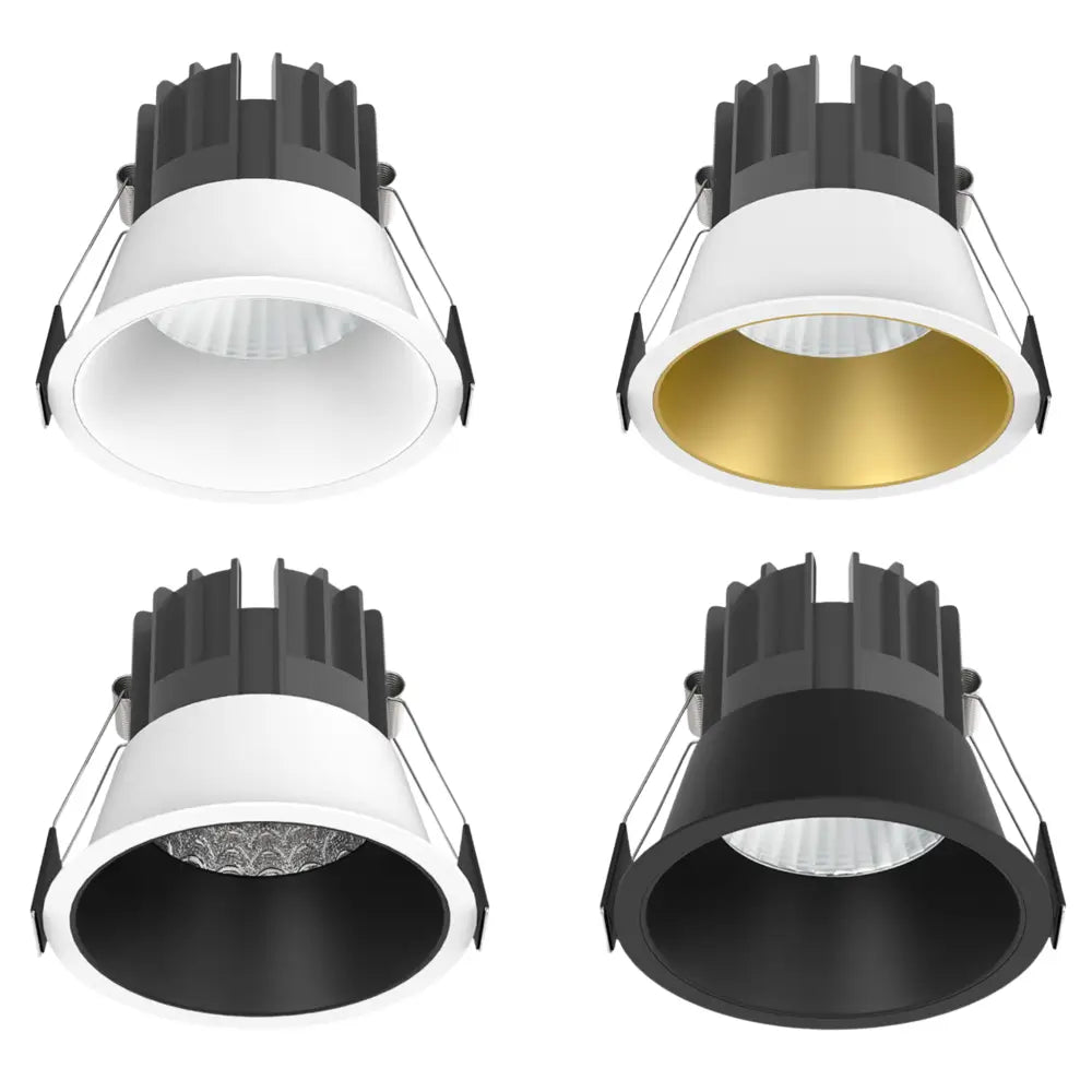 OptiLux Elite 12W Tri-Colour Dimmable LED Downlight - 90mm Cut Out