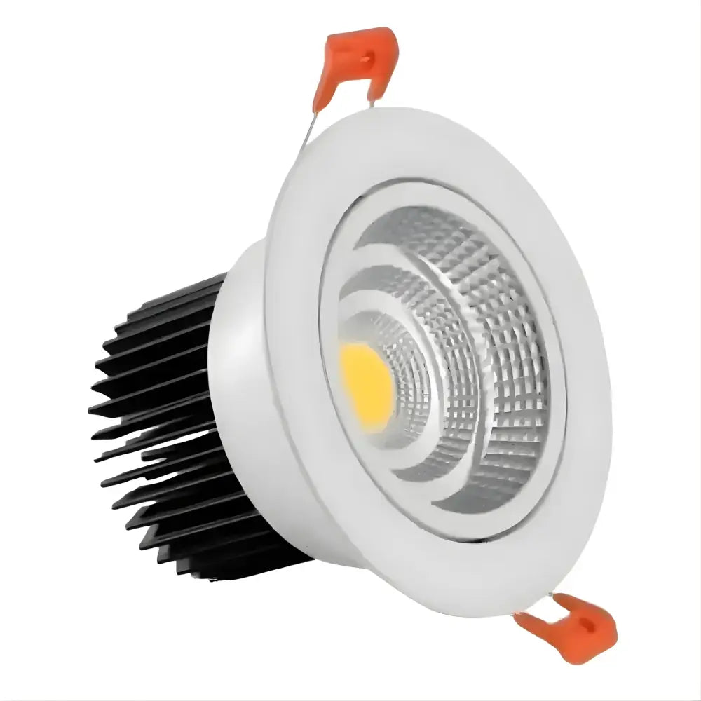 35W COB Tilt Tri-Colour Dimmable LED Downlight - 150mm cut