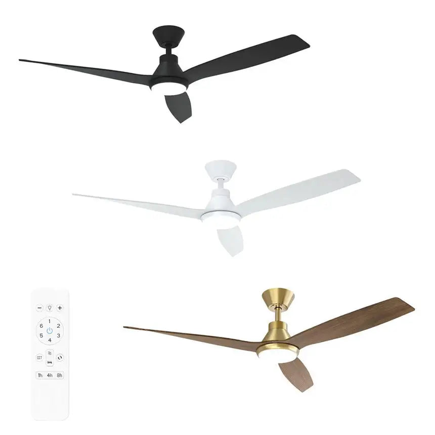 Triumph 52" DC Smart Ceiling Fan With WiFi Remote Control + CCT LED Light