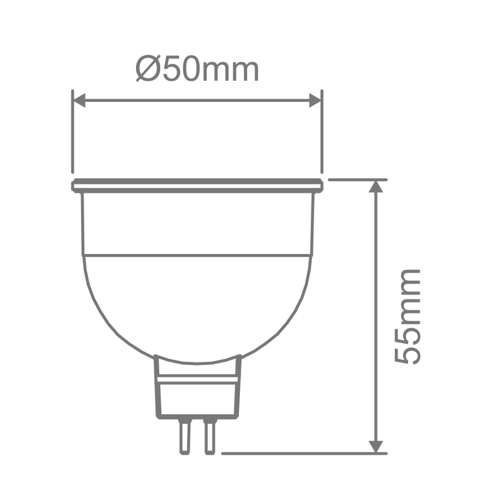 12V-24V 6W 550lm Tri-Colour MR16 LED Globe