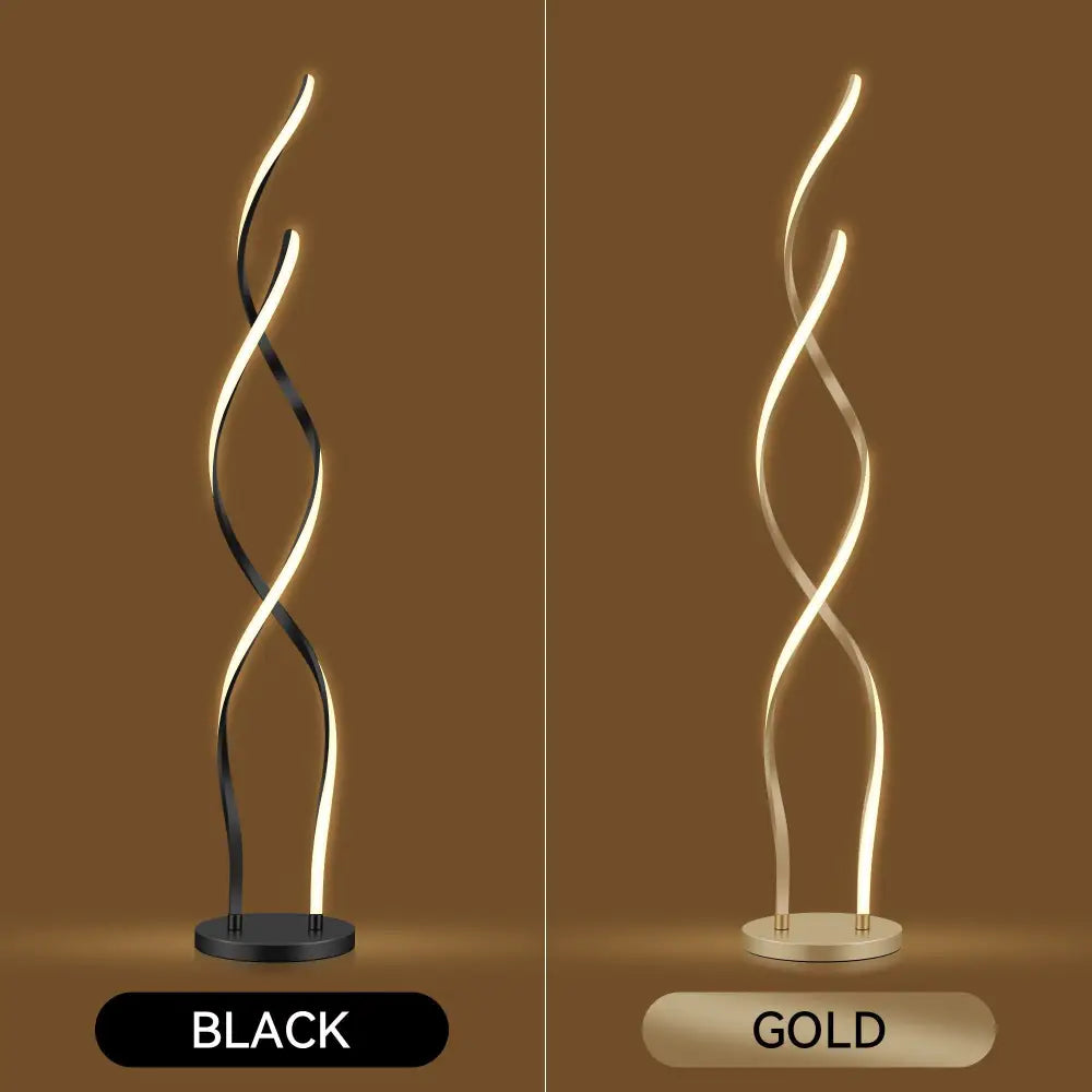 Acropora LED Floor Lamp - Gold