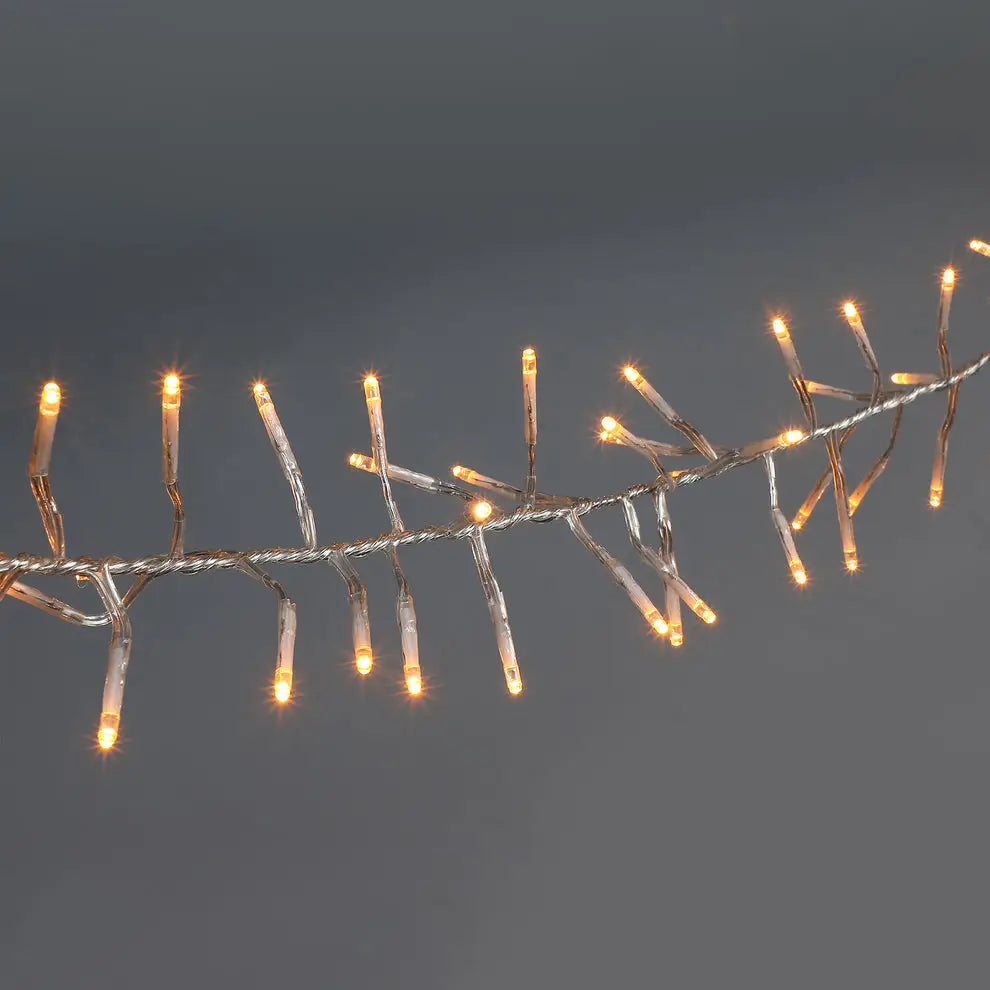 16M LED Cluster Light With Clear Cable - 6 Colour Options