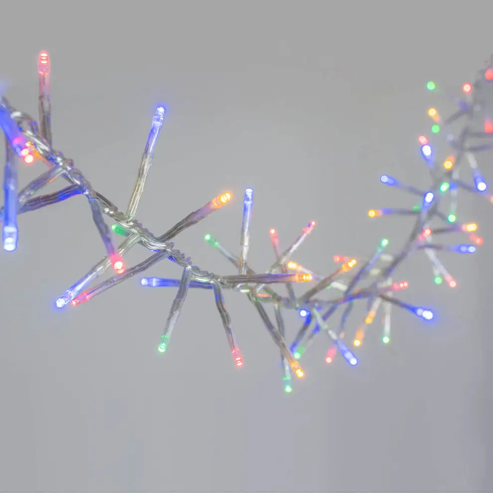 16M LED Cluster Light With Clear Cable - 6 Colour Options
