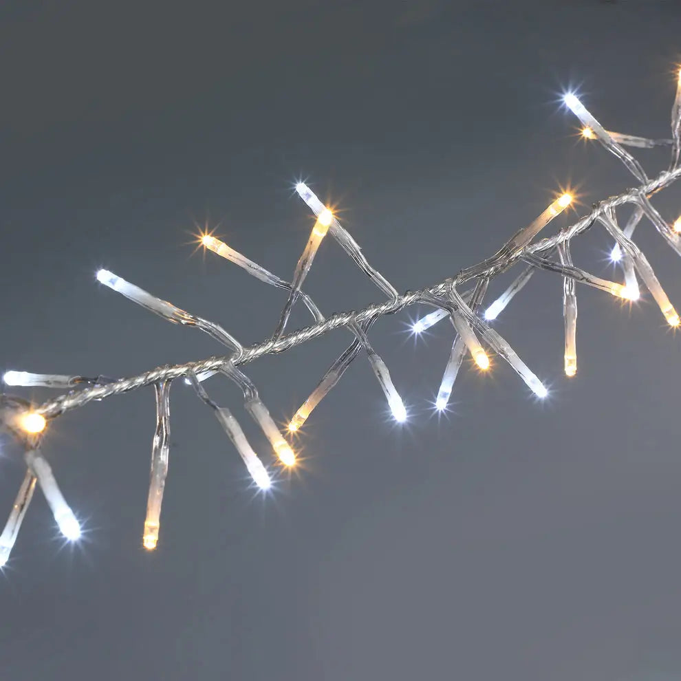 16M LED Cluster Light With Clear Cable - 6 Colour Options