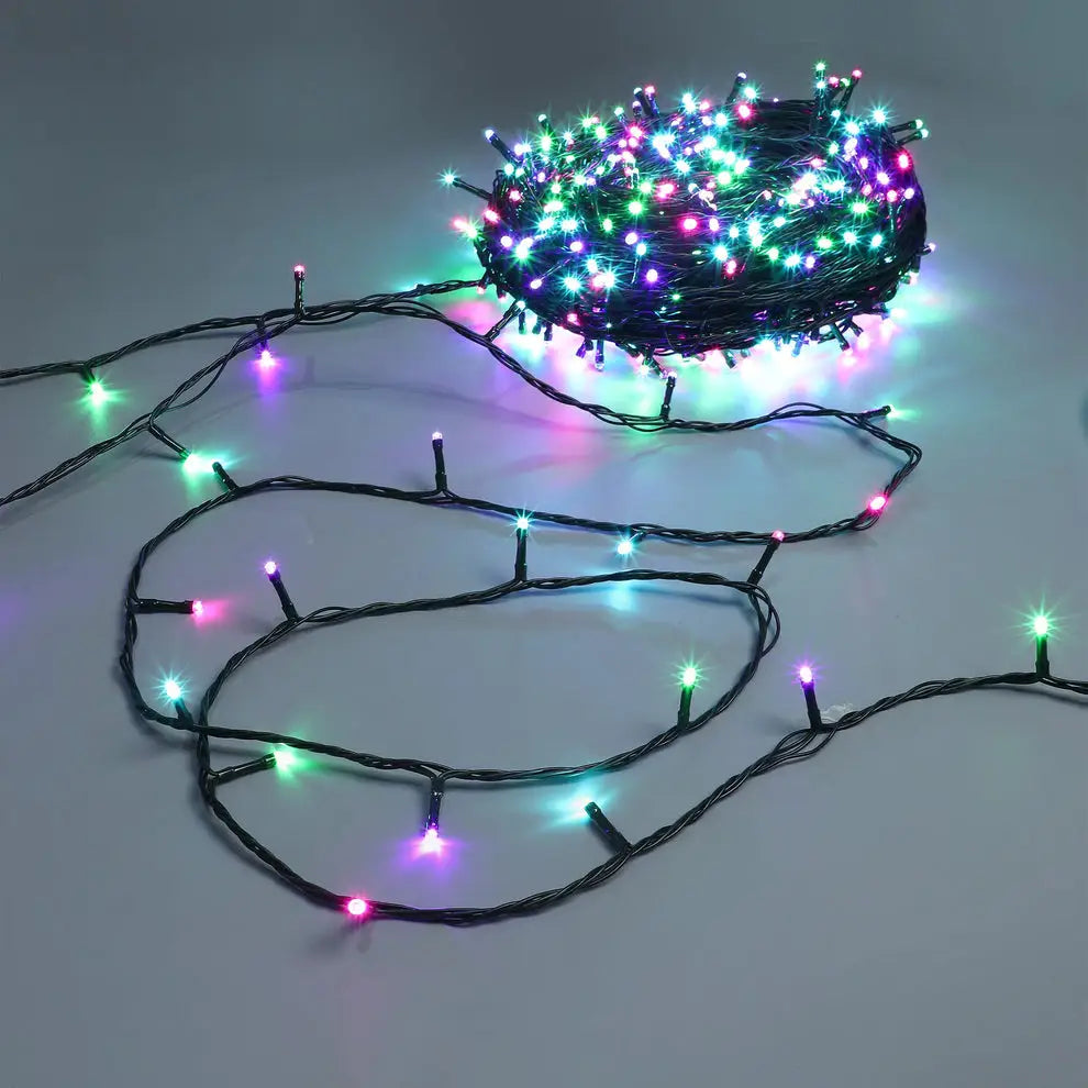 60M LED Connectable Fairy Light Kit - 6 Colour Options