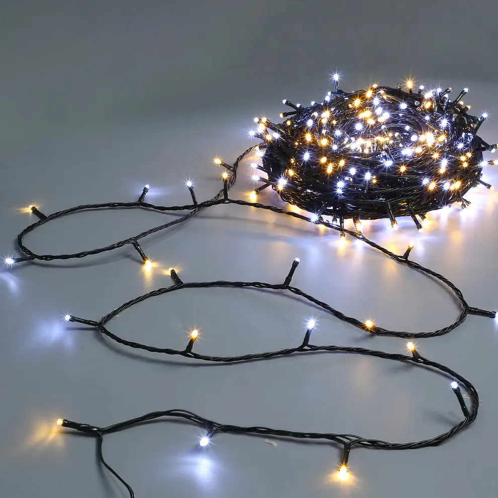 60M LED Connectable Fairy Light Kit - 6 Colour Options