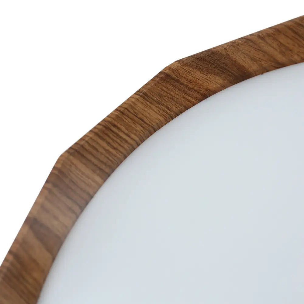 Irene CCT LED Ceiling Light with Wooden Frame and Color Switch