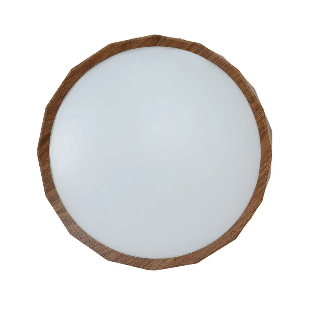 Irene CCT LED Ceiling Light with Wooden Frame and Color Switch
