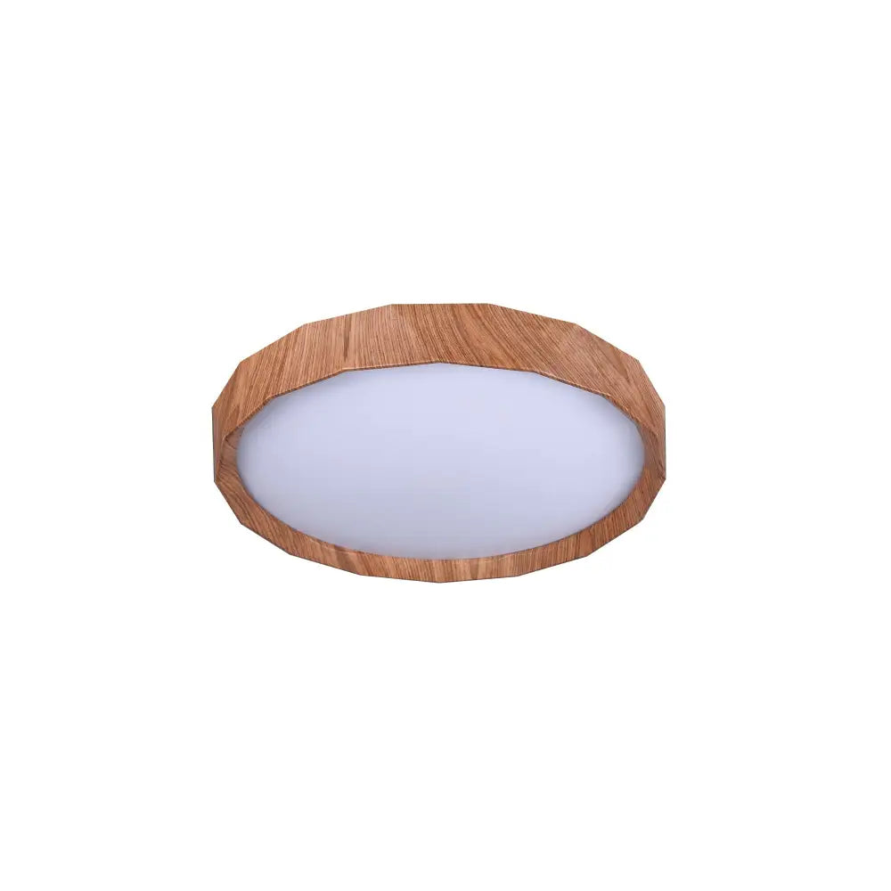 Irene CCT LED Ceiling Light with Wooden Frame and Color Switch