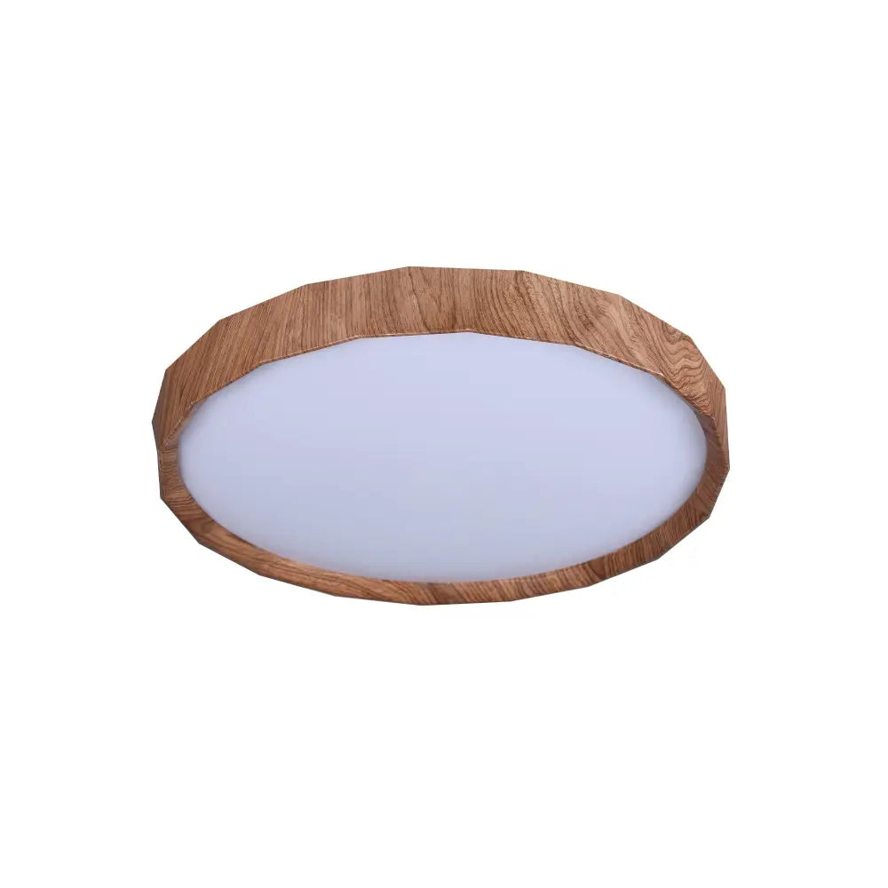 Irene CCT LED Ceiling Light with Wooden Frame and Color Switch