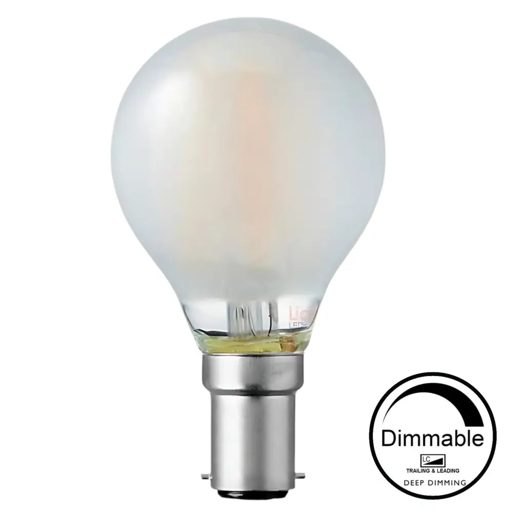 5.5W 806lm B15 2700K Frost Dimmable LED Fancy Round - Home & Garden > Lighting