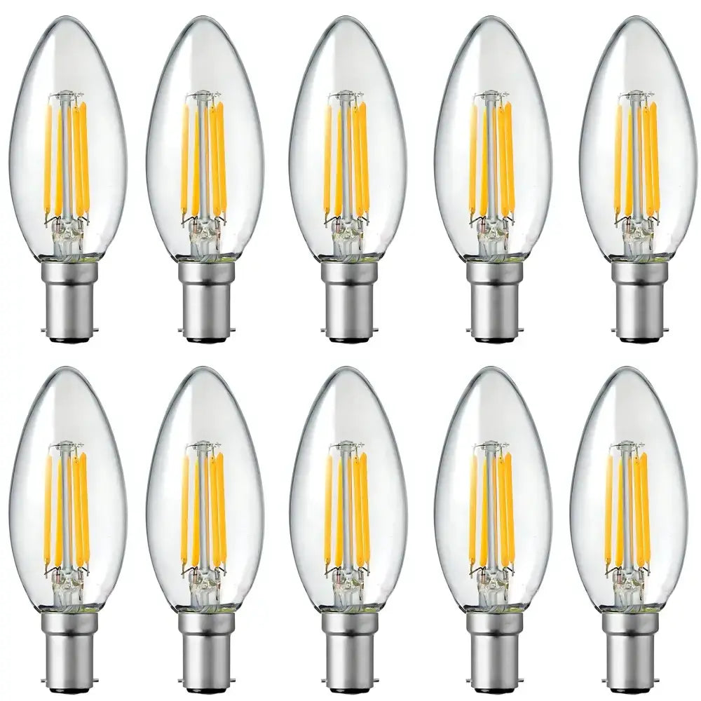 4W 470lm B15 Clear Dimmable LED Candle