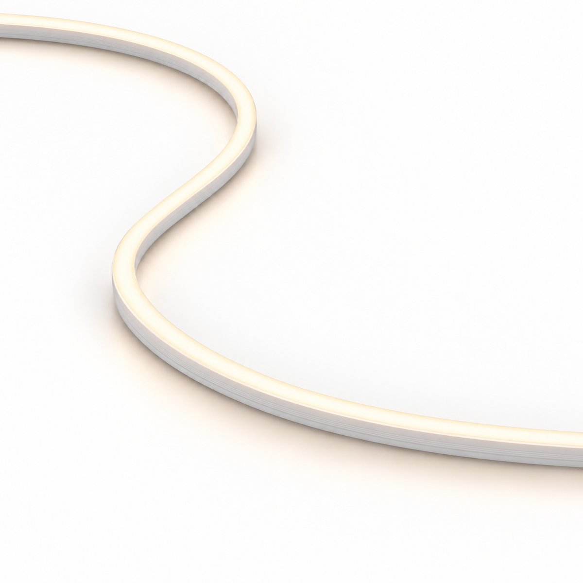 SILICA FLEX PRO 24V 10W – 6×12mm Side Bend LED Neon Flex 3000K IP67