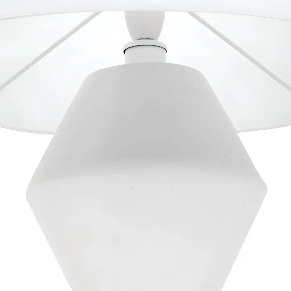CAFE LIGHTING & LIVING Table Lamp Abstract Table Lamp - White 12281