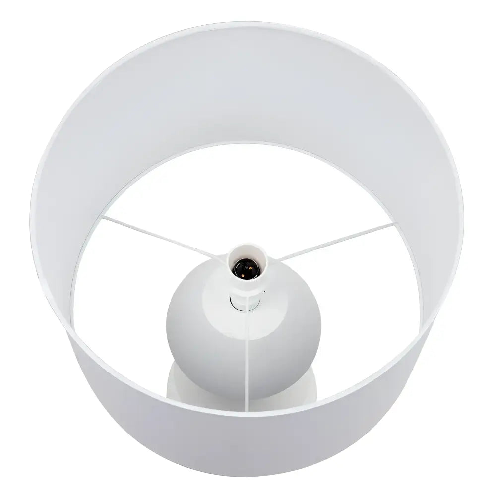 CAFE LIGHTING & LIVING Table Lamp Abstract Table Lamp - White 12281