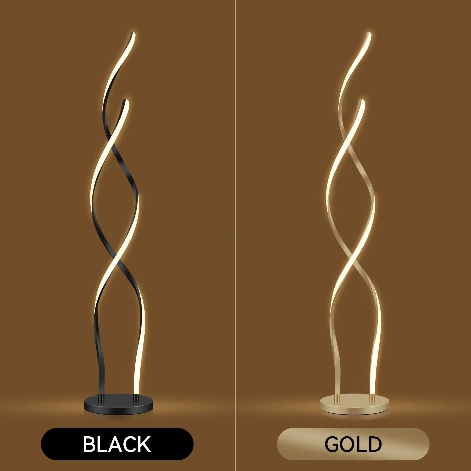 Acropora Led Floor Lamp Gold Modern Lounge Lighting