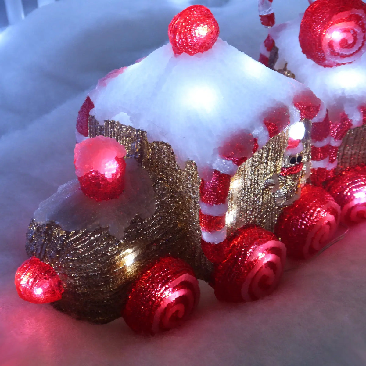 Acrylic Christmas Train Decor for Indoor & Outdoor