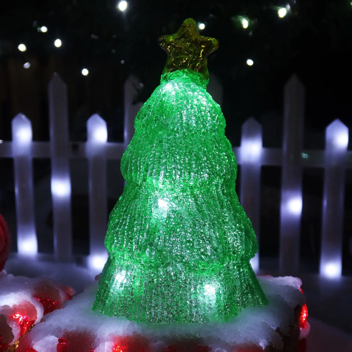 Acrylic Christmas Train Decor for Indoor & Outdoor