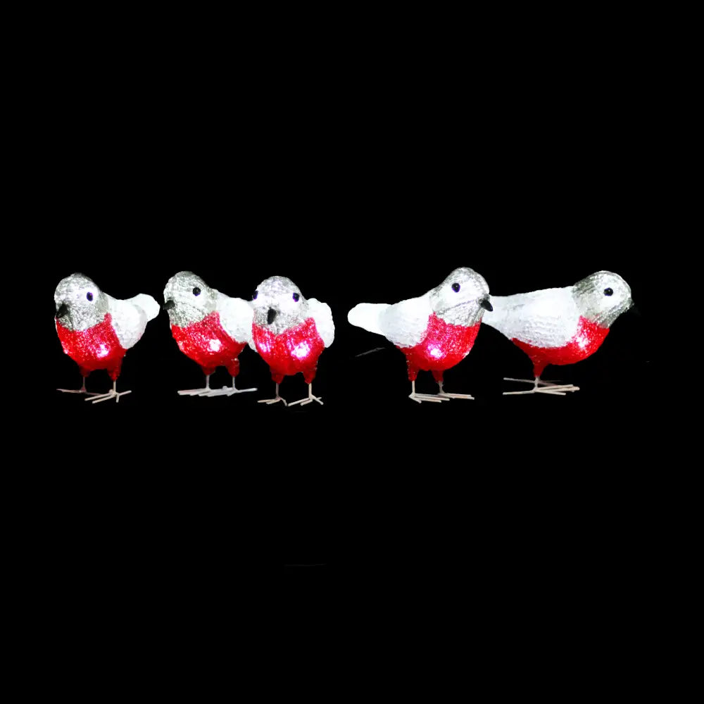 Promo Christmas Figure Acrylic Baby Bird (5pcs/set) ACY028-P