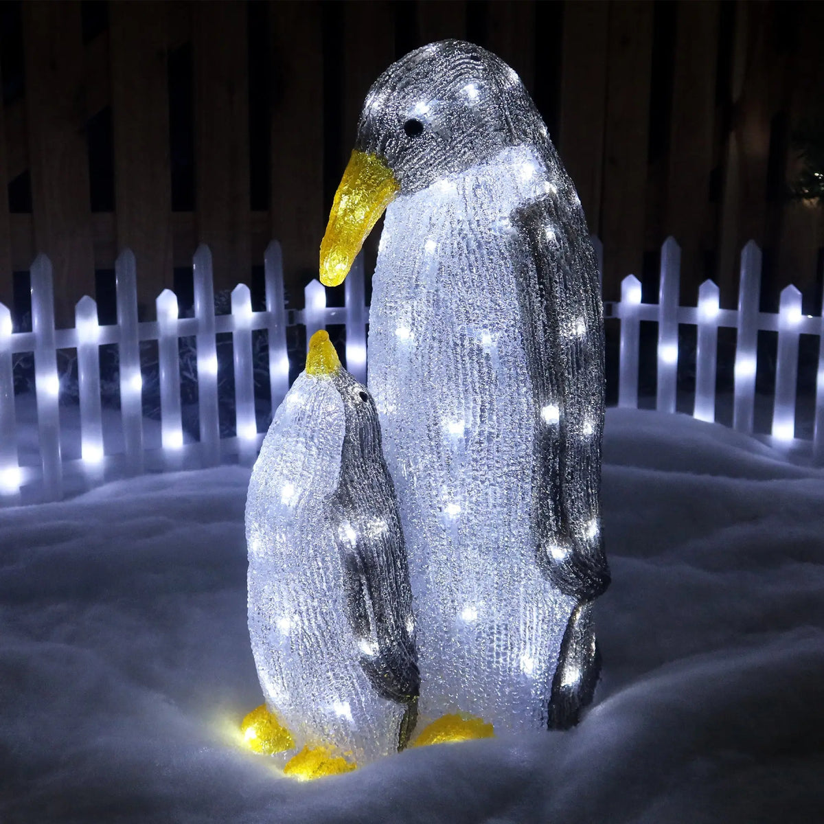 Acrylic Penguin Light for Indoor & Outdoor