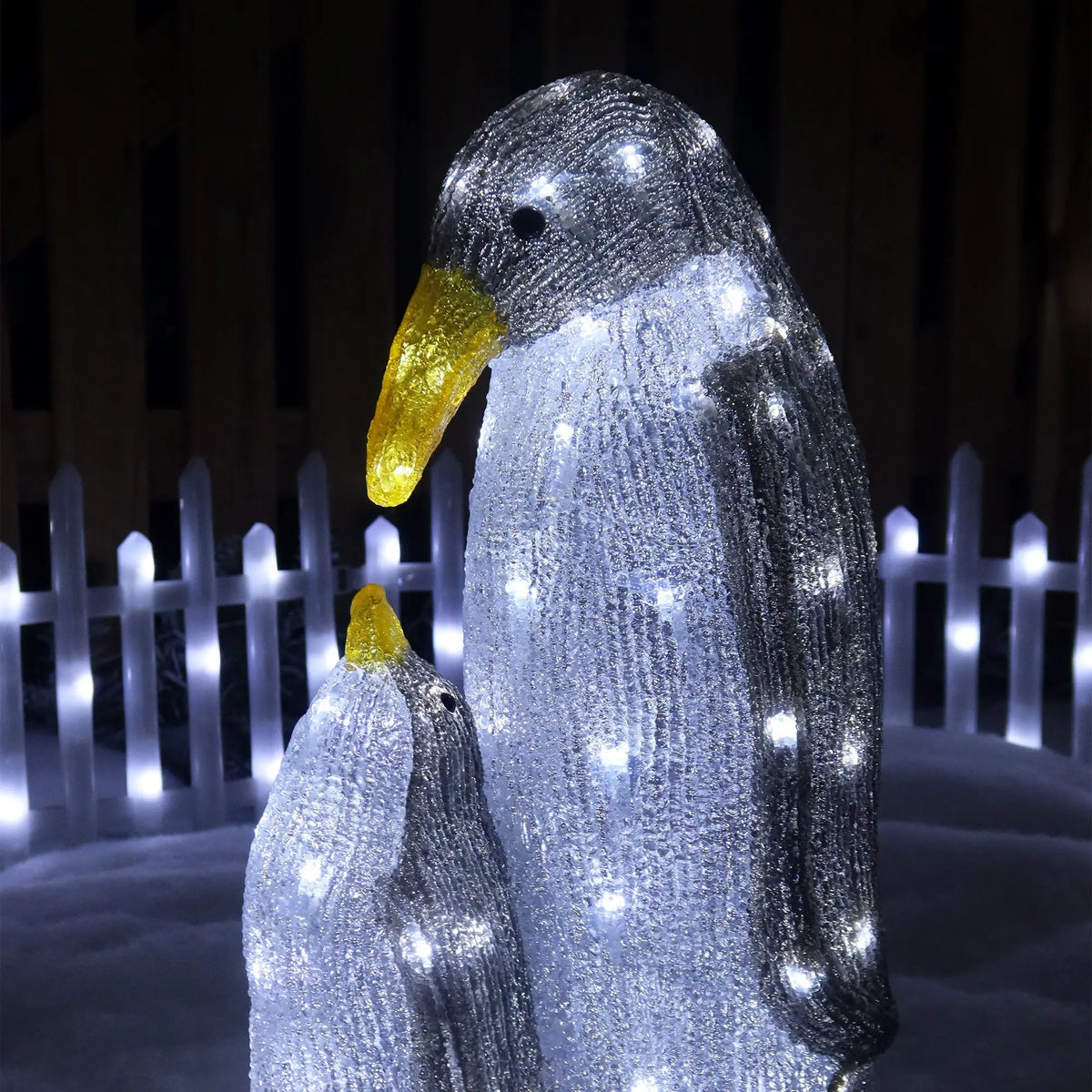 Acrylic Penguin Light for Indoor & Outdoor