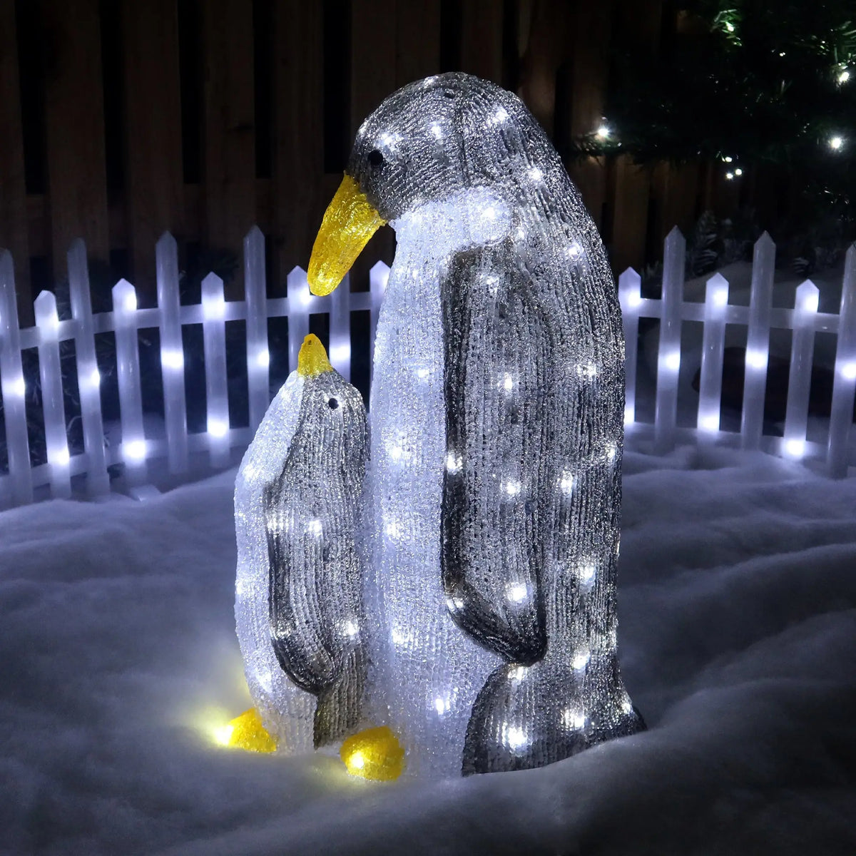 Acrylic Penguin Light for Indoor & Outdoor