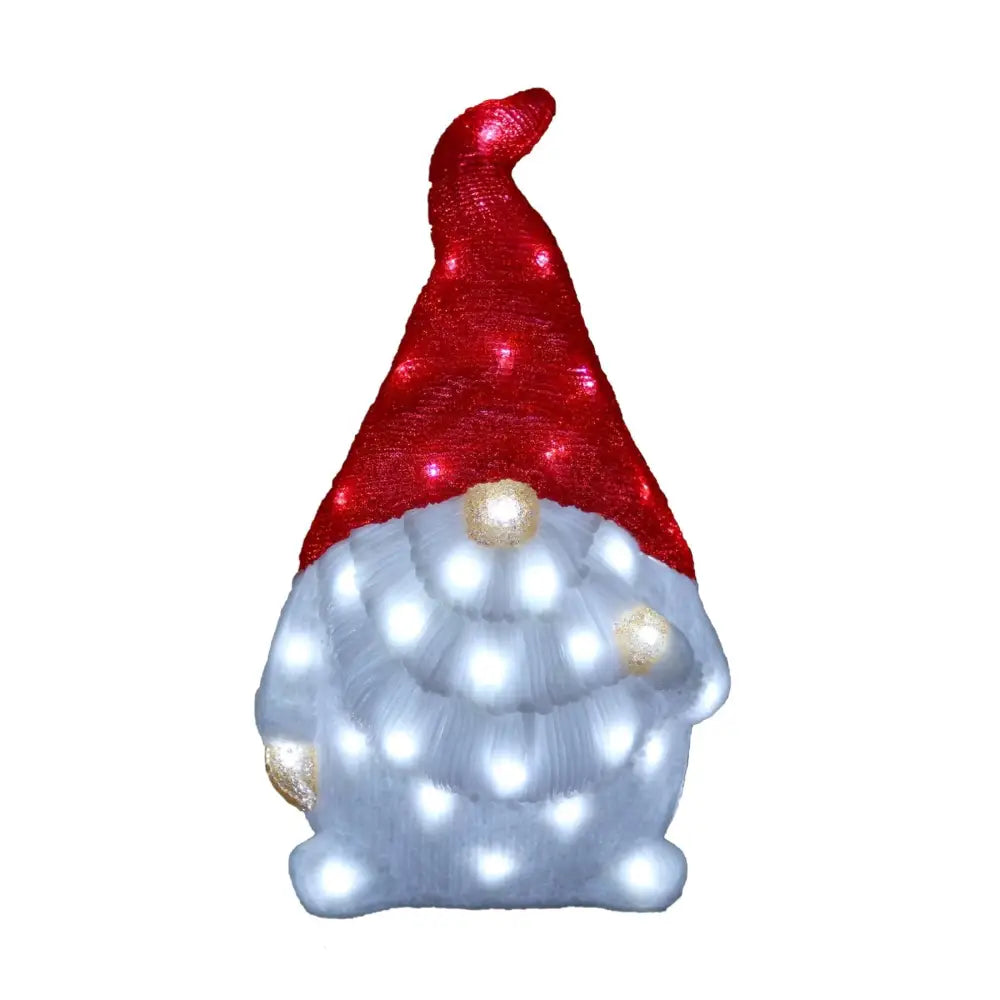 Promo Christmas Figure Acrylic Red Santa Gonk - H50cm ACY015-P