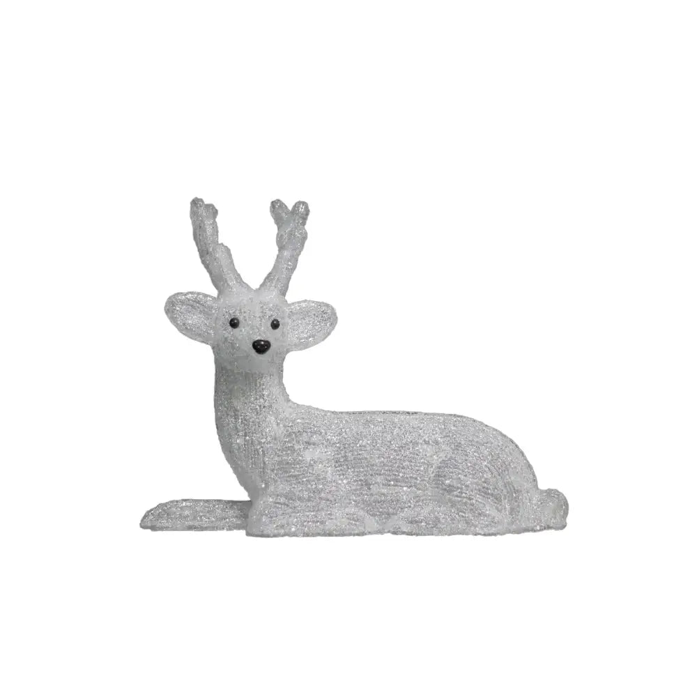 Promo Christmas Figure Acrylic Sitting Reindeer - H46cm ACY020-P