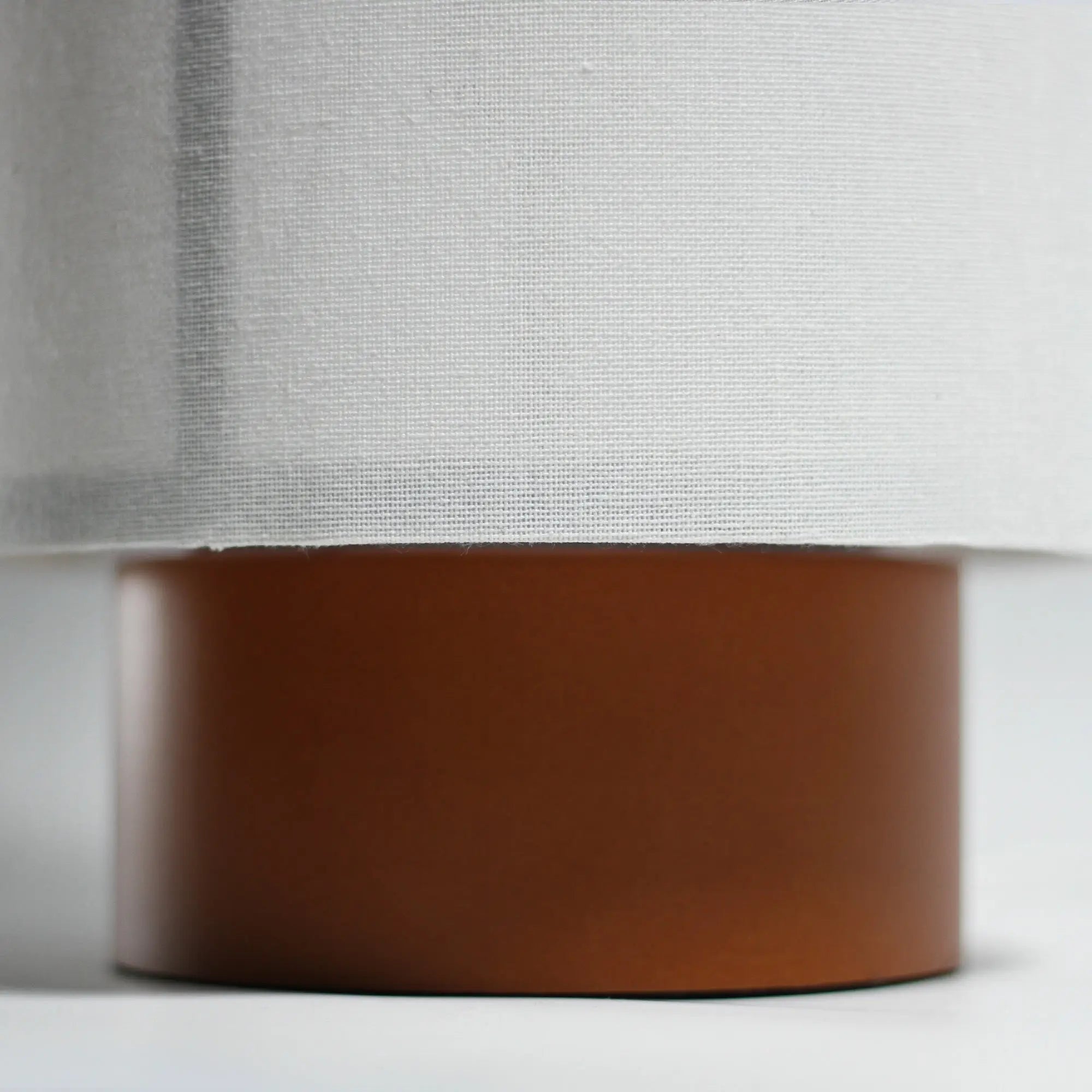 Ailsa Floor Lamp Linen Shade Modern Slim Base Design