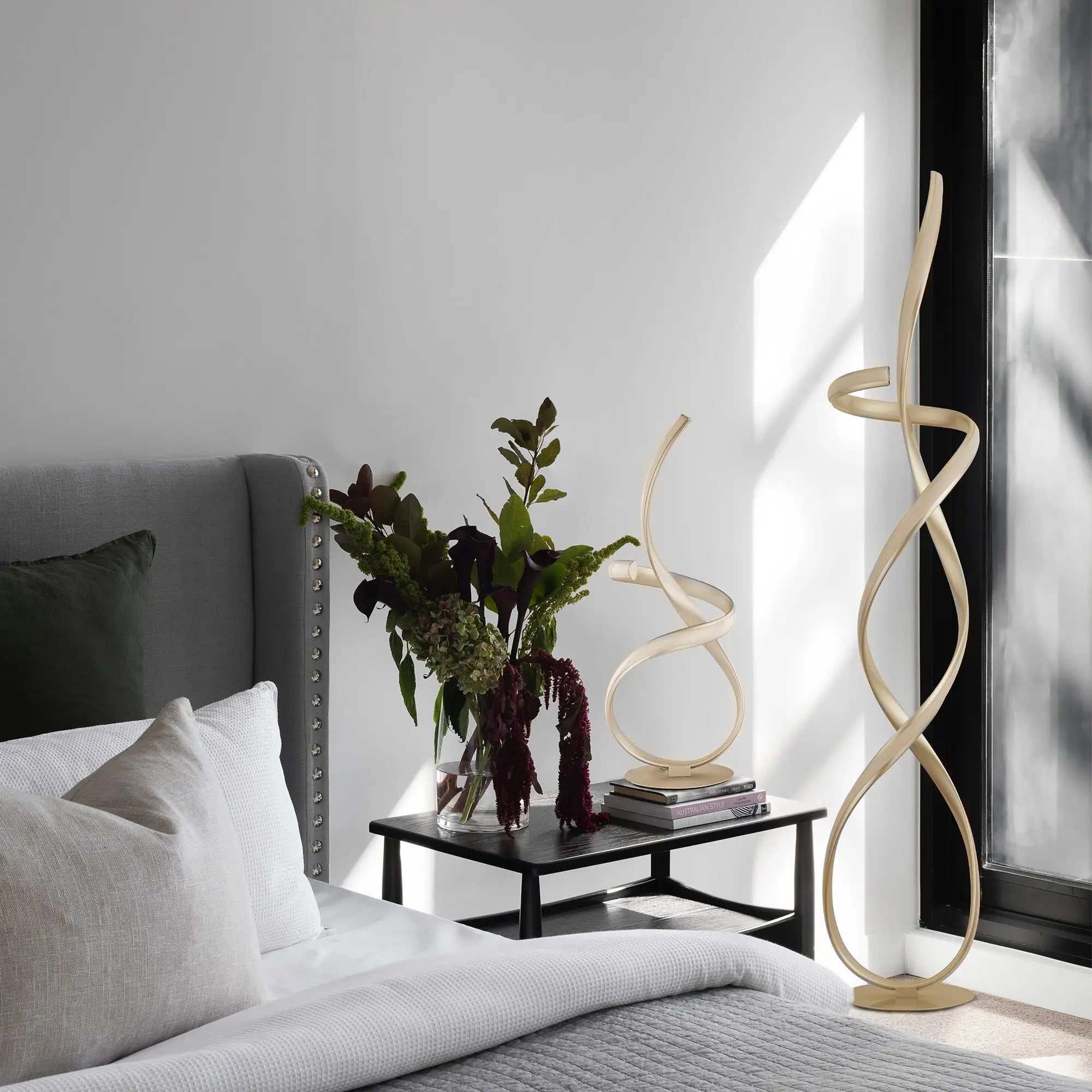 Ainhoa Led Floor Lamp - Gold Lexi Lighting