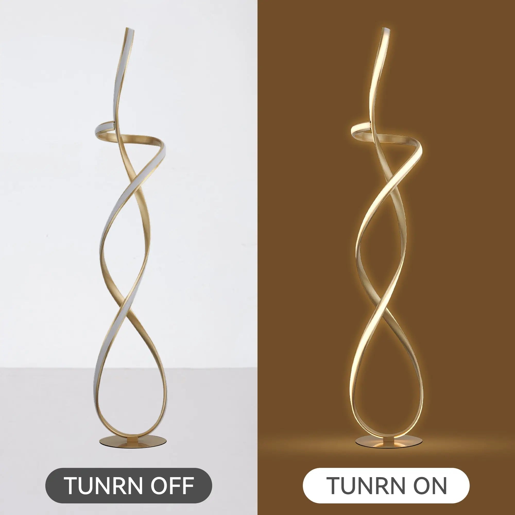 Ainhoa Led Floor Lamp - Gold Lexi Lighting