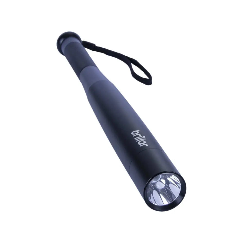 Brillar Electrical Aluminium Security Torch - Black BR0034-Black