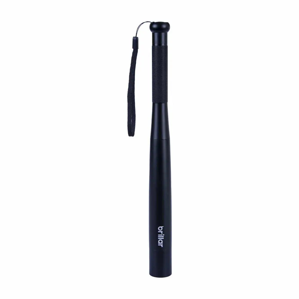 Brillar Electrical Aluminium Security Torch - Black BR0034-Black