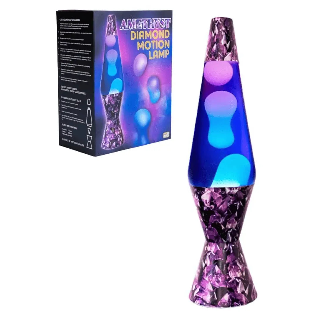 Amethyst Diamond Motion Lava Lamp Atmospheric Lighting
