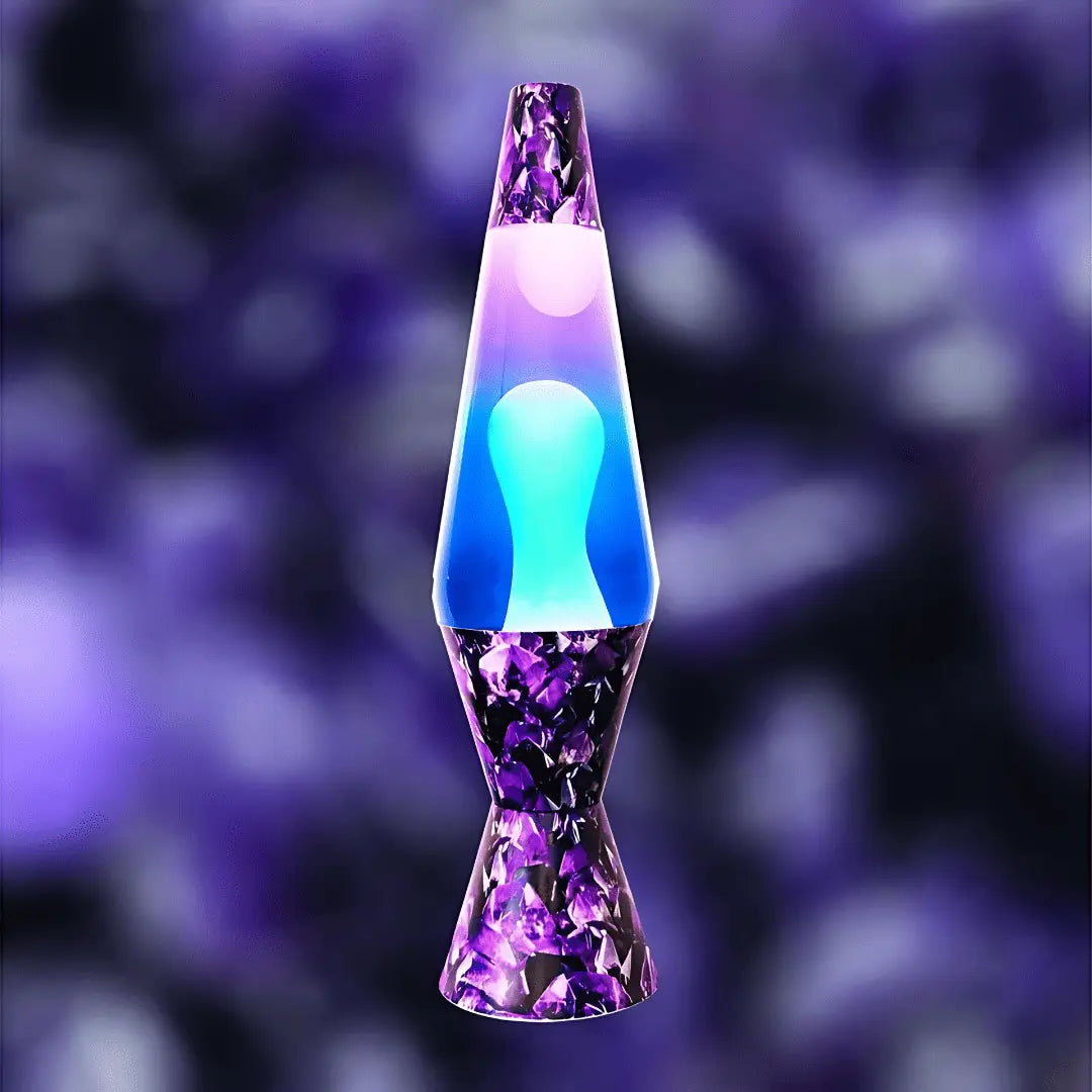 Amethyst Diamond Motion Lava Lamp Atmospheric Lighting
