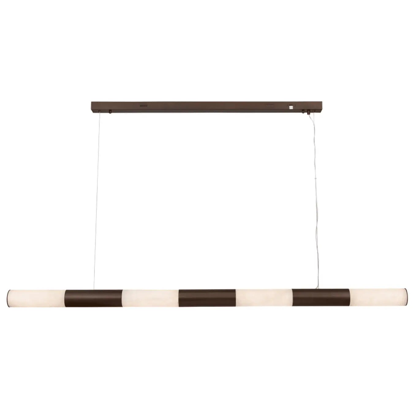 Heliora Alabaster Style Marble Pendant Light Antique Brass – LED Tri-Colour 1800mm
