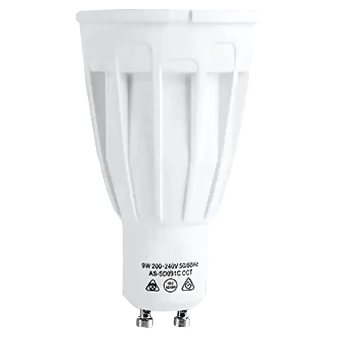 Aokstar GU10 Single Globe 9W GU10 Non Dimmable Tri-Colour LED Light Bulb AS-SD091C