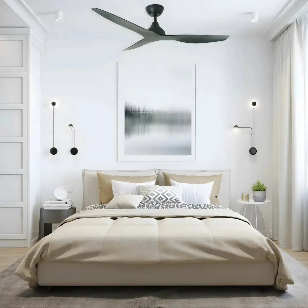 Modern WiFi-enabled ceiling fan with Smart Life app – Avoca 52” – greenearth.net.au