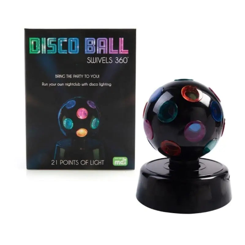 MDI Home & Garden > Lighting Black 4 Inch Disco Ball Lamp V210-2670305