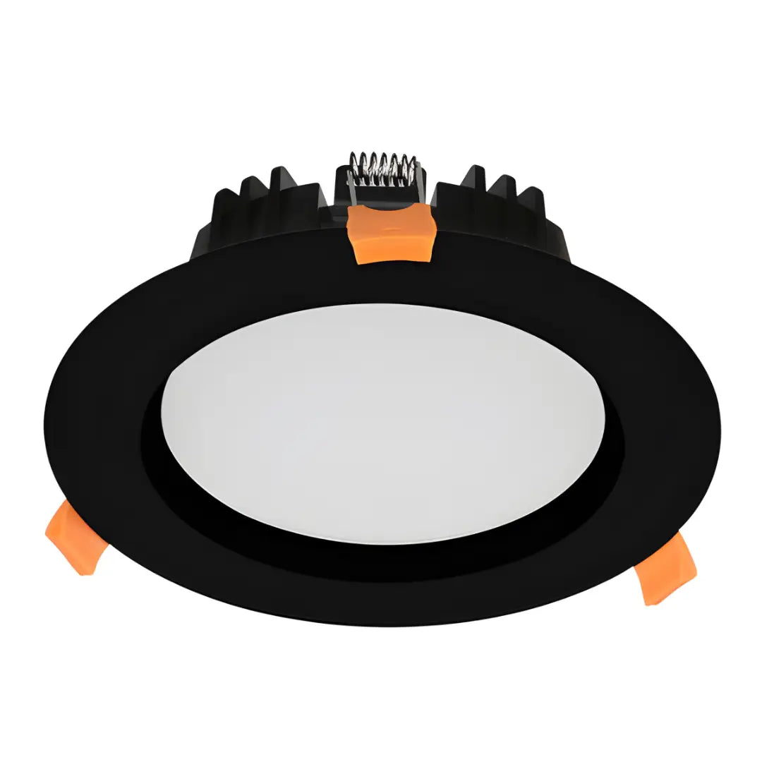 Alcor 20w Tri-colour Dimmable Led Downlight - 170mm - Black
