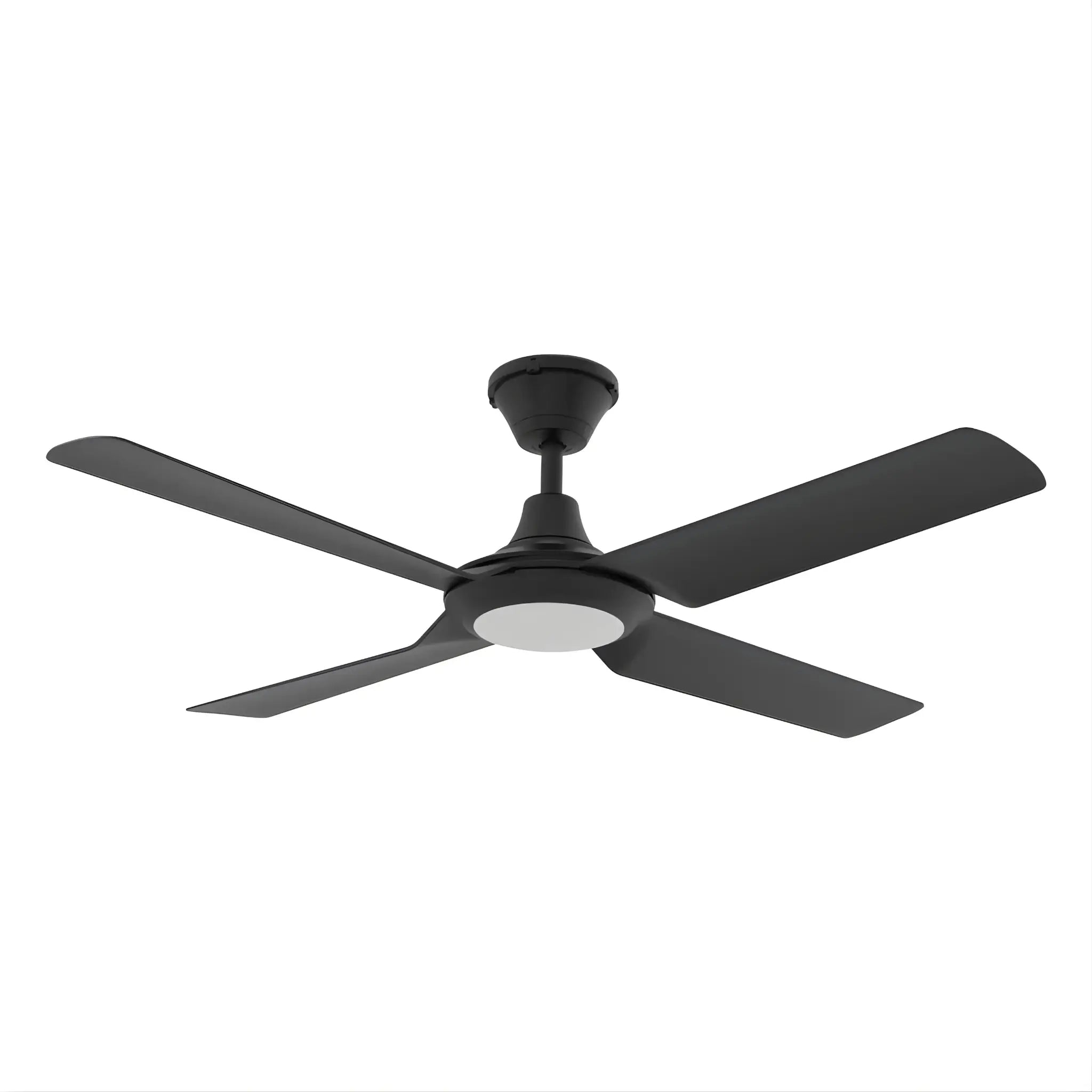 Domus Fresco 52 Inch Dc Ceiling Fan with Led and Remote - Black