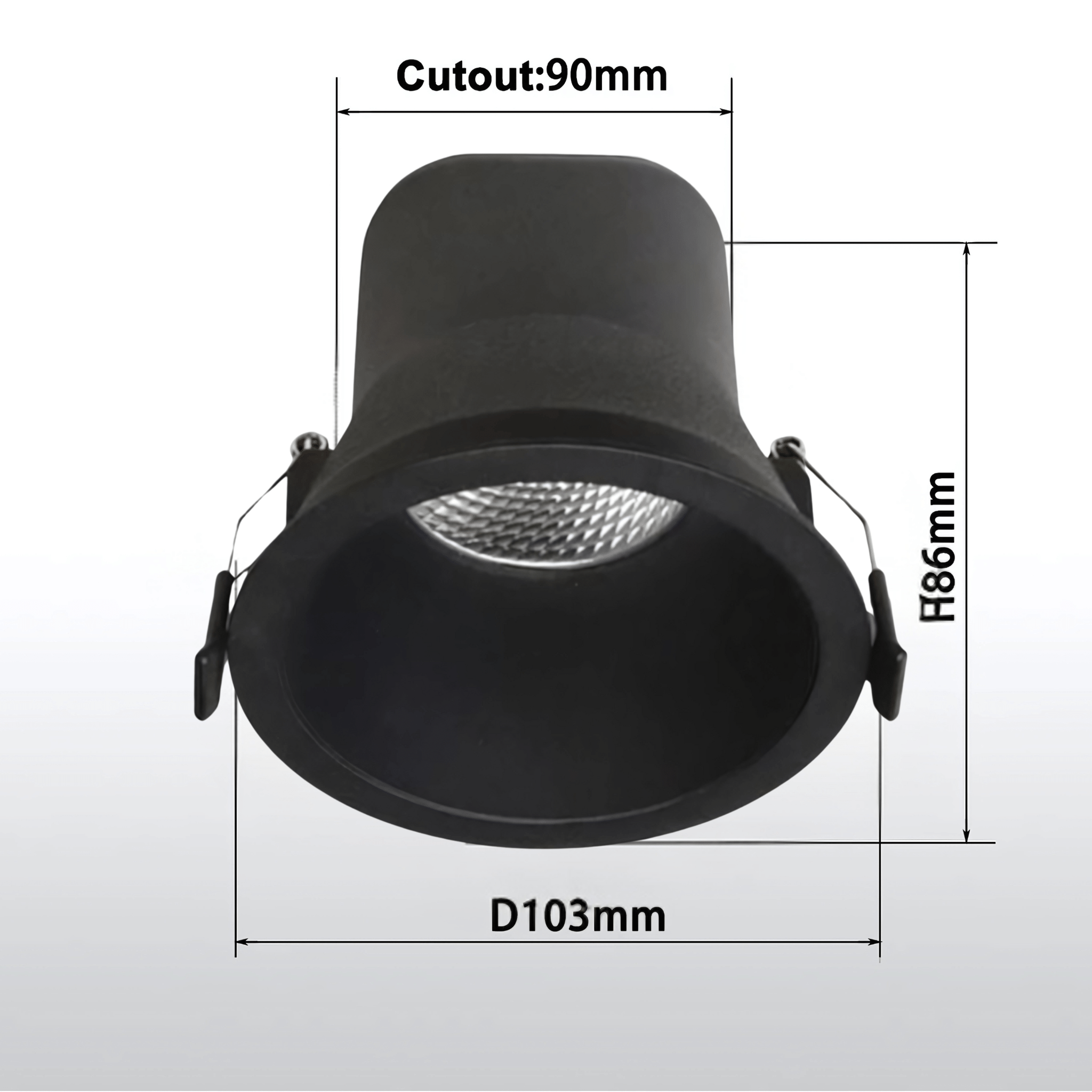 Green Earth Lighting Australia LED Downlight 10W Tri-Colour Dimmable LED Downlight | 90mm Cut Out | Eureka EOL.CE.DLUG.B9